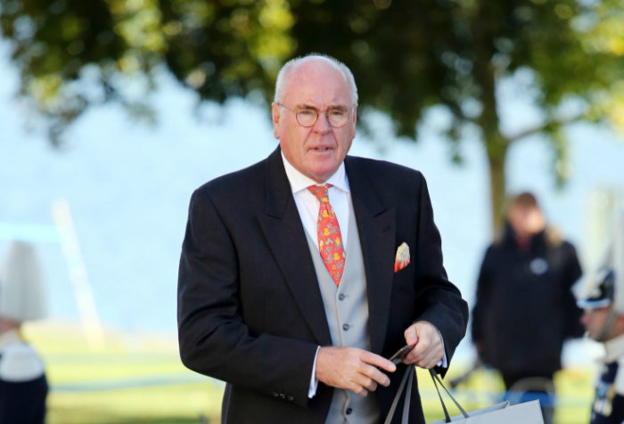 Wolfgang Seybold var bjuden till prins Nicolas dop i oktober förra året. Men nu är han och Eva O'Neill inte längre ett par.