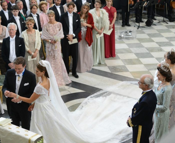 Vigseln mellan prinsessan Madeleine och Chris O'Neill i Slottskyrkan.