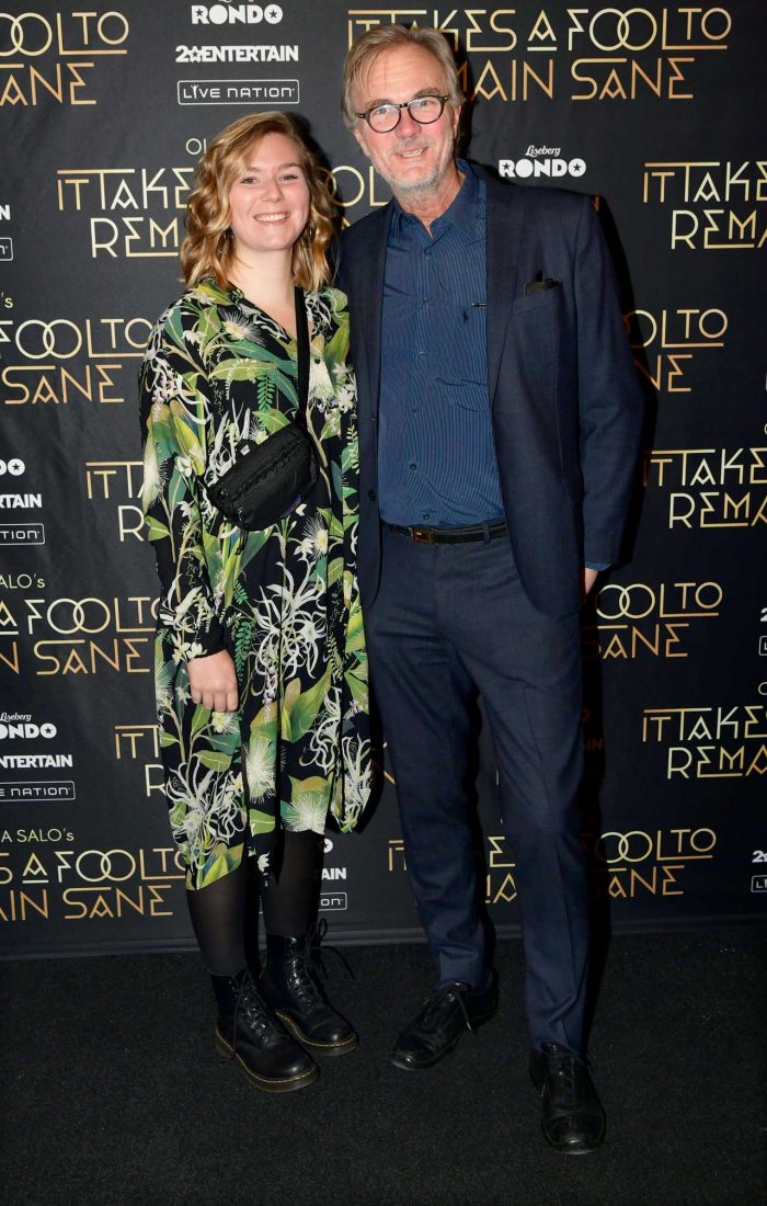Se där! Harald Treutiger och dottern Elin Treutiger minglade.