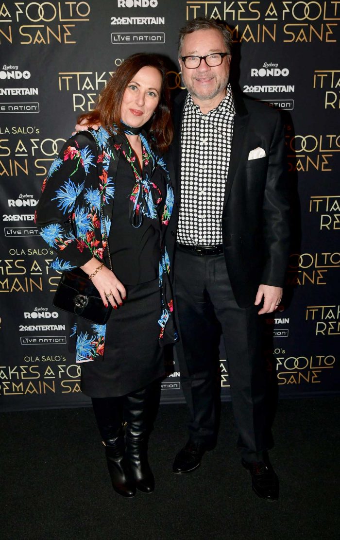 Mästerkrögaren Ulf Wagner i showtagen med hustrun Inga-Lill.