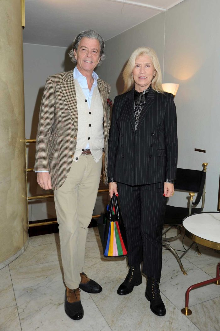 Niklas Ankar kom med hovstylisten Tina Törnqvist.