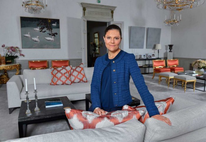 Hemma hos Victoria på Haga slott.