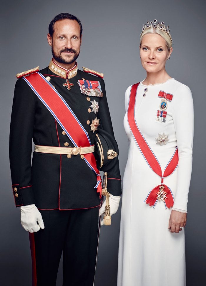 Kronprinsessan Mette-Marit och kronprins Haakon.