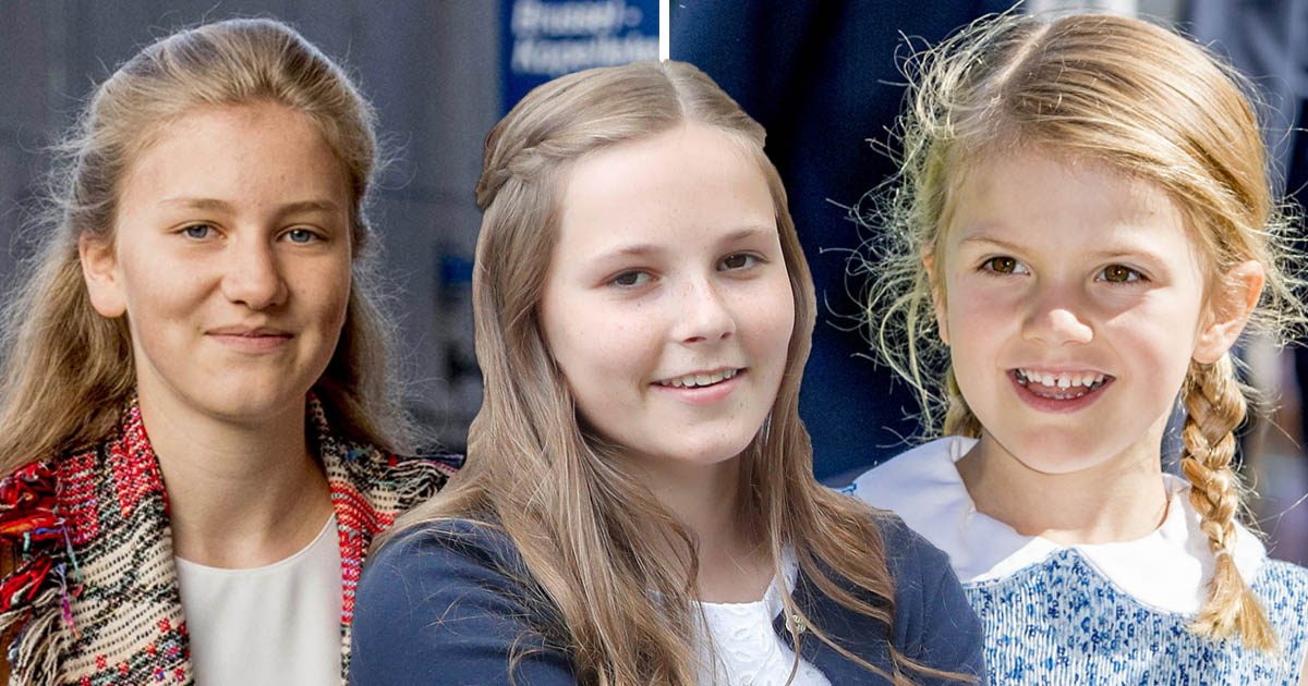 Här är prinsessorna som kommer att bli drottningar