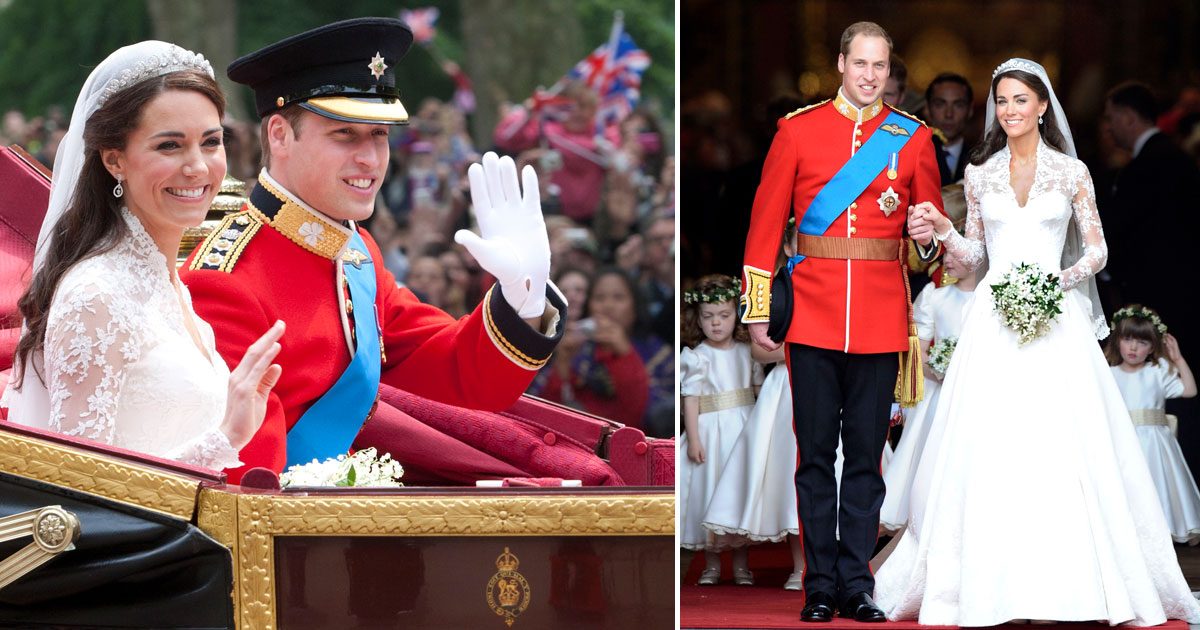 Prins William och Kate firar 7 år som gifta – vi minns bröllopsdagen!
