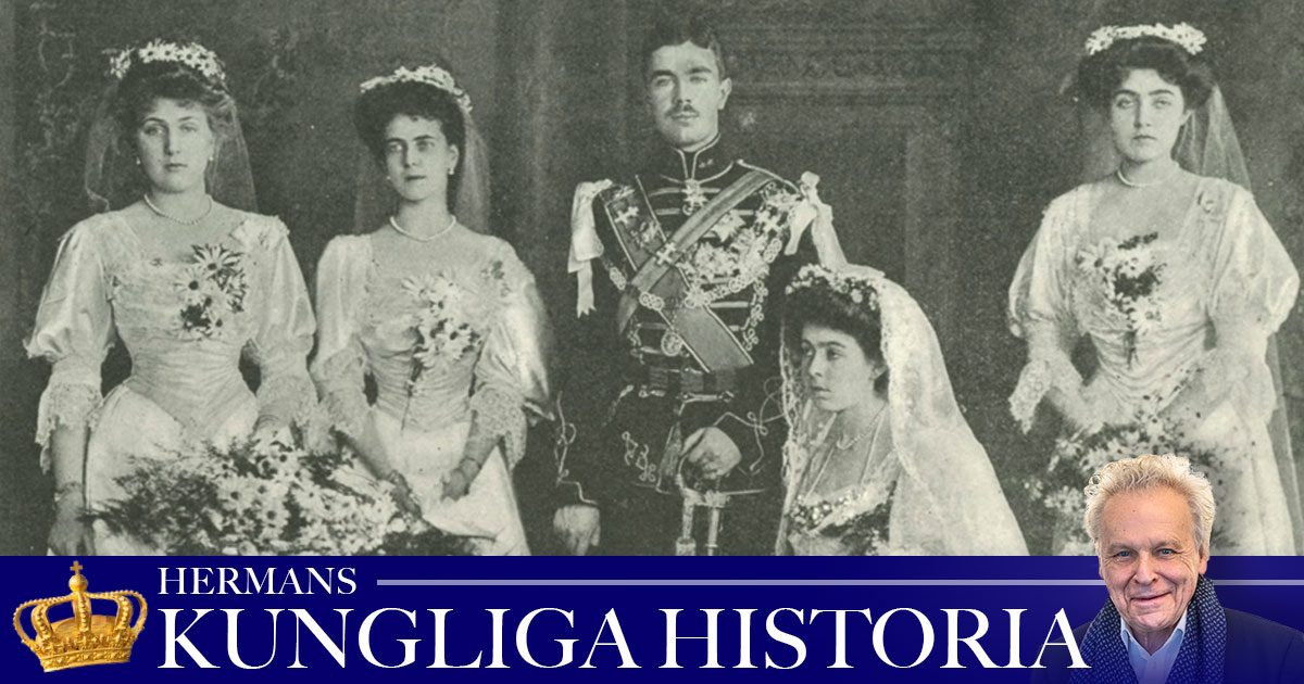 Herman Lindqvist: Krigstelegrammen mitt under Gustaf Adolfs bröllop