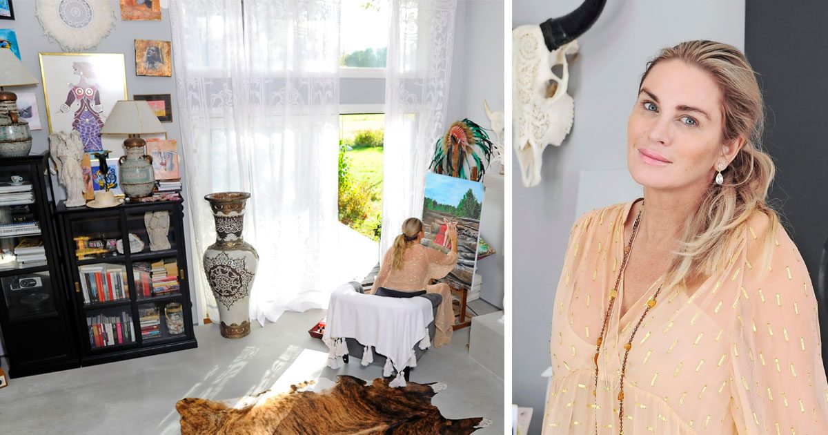 Carolina Gynning: ”Välkommen till mitt hippiehus”