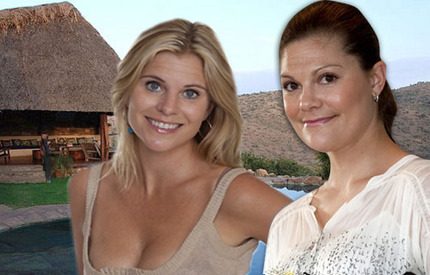 Vimmelprinsessan och Victoria på samma <br>lyxresort i Kenya