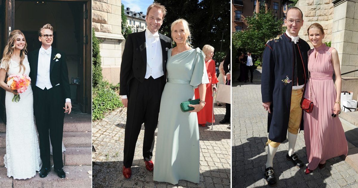 Bildextra! Love Bonniers pampiga sommarbröllop i Oscarskyrkan