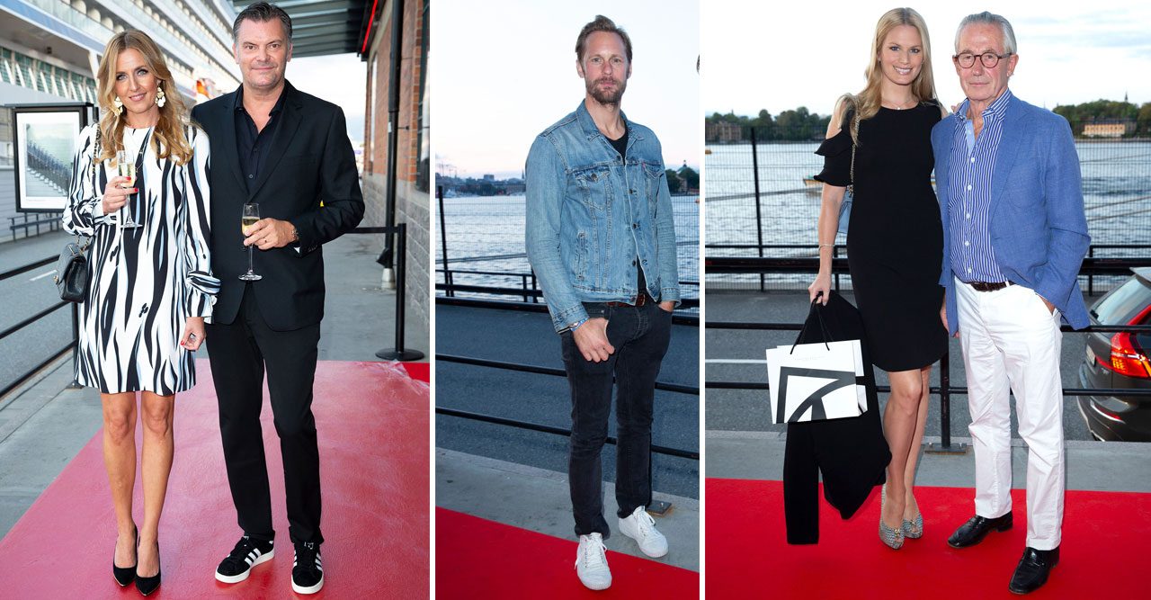 Alexander Skarsgård spred Hollywood-glans i vimlet