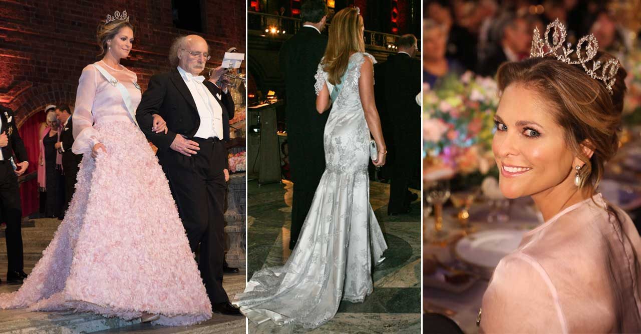 Se alla Madeleines klänningar på Nobel – från 2000 till 2017