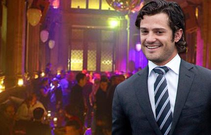 Prinsens partykväll – champagnen flödade...