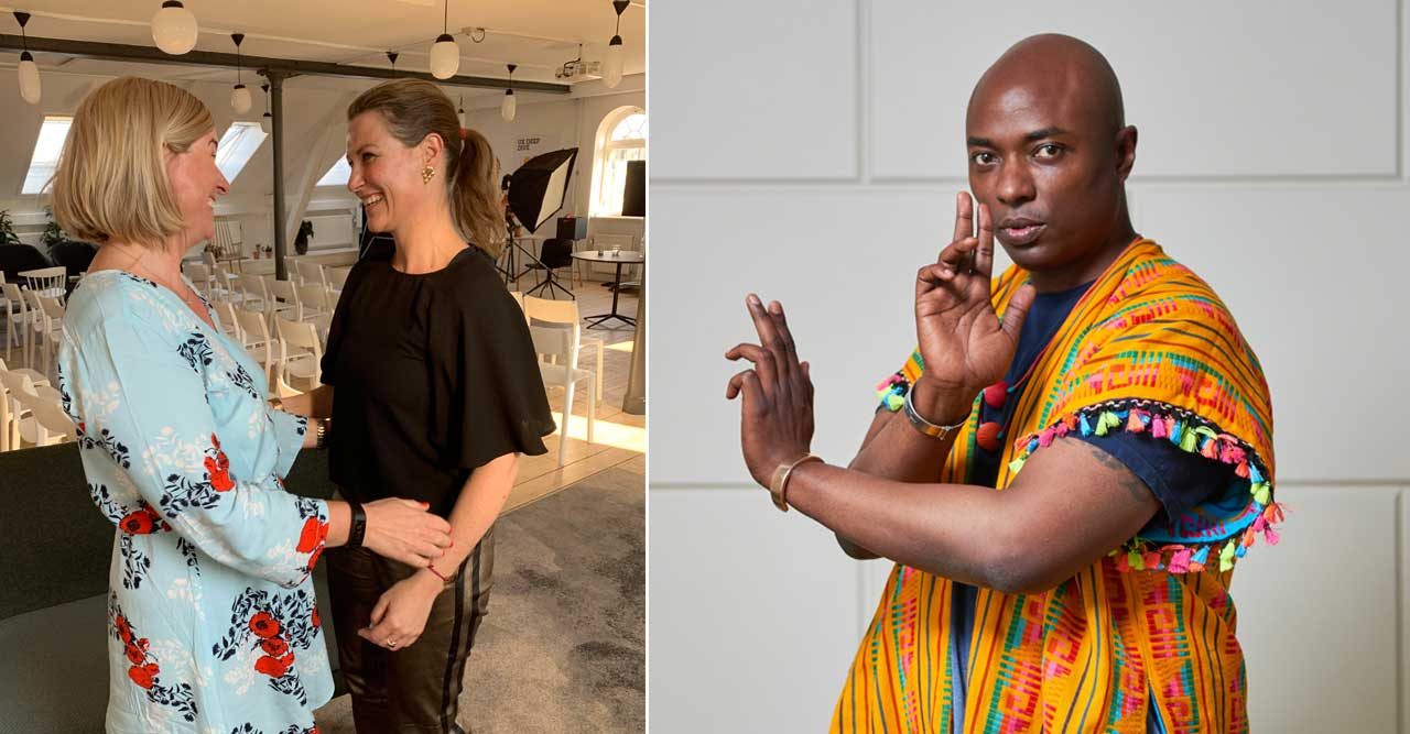 svensk damtidnings anna von koch gick på kurs hos shaman durek och prinsessan märtha louise