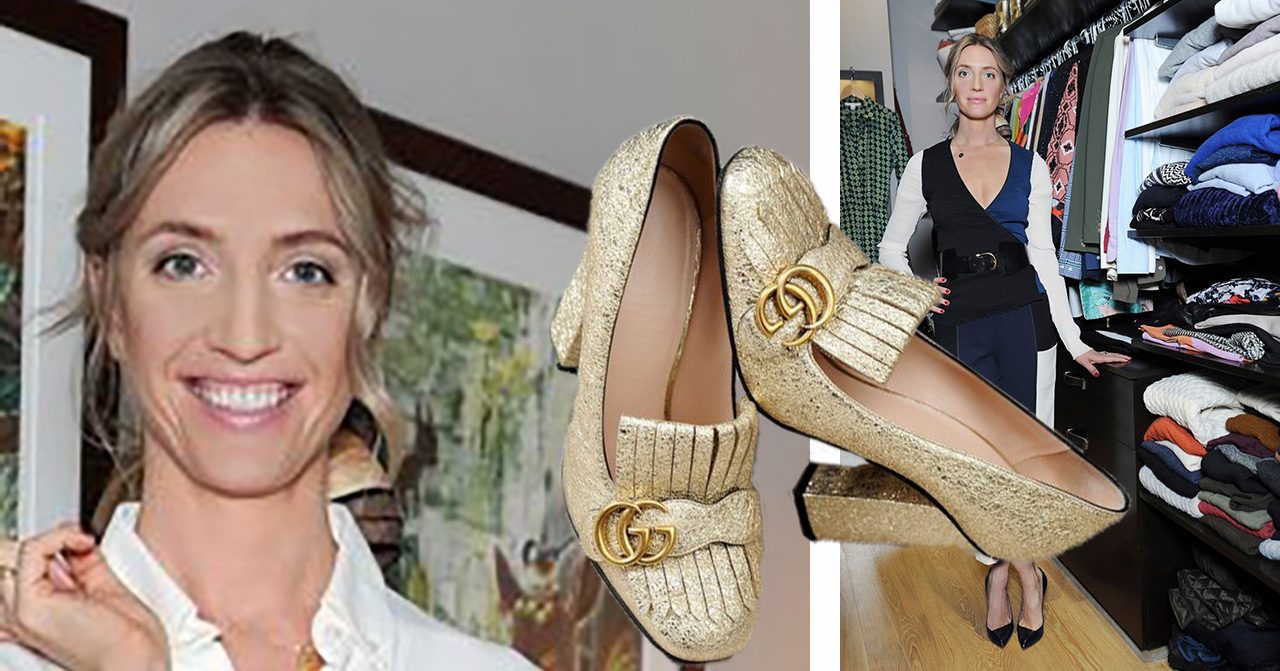 Charlotte Treschow visar upp sin garderob