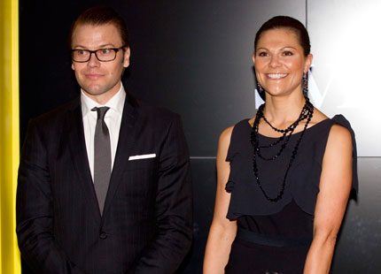 Kronprinsessan Victoria och prins Daniel på stan