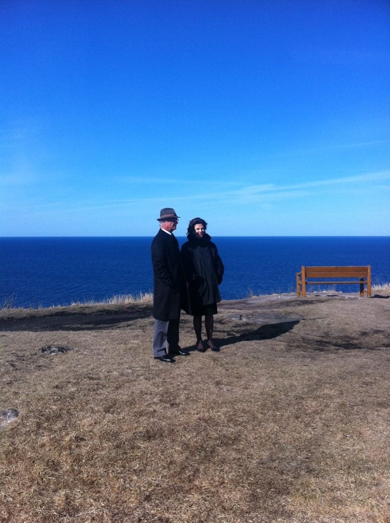 Med kungaparet i Skåne